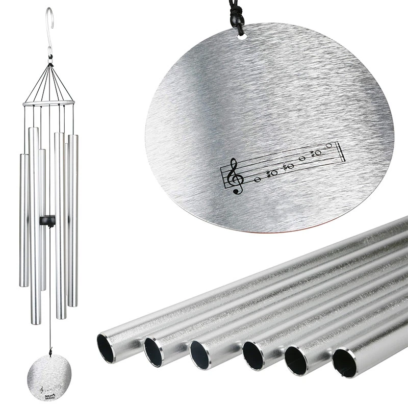 Rustproof Aluminum Powder Finish and S Hook Hanger Outdoor Decor Wind Chime