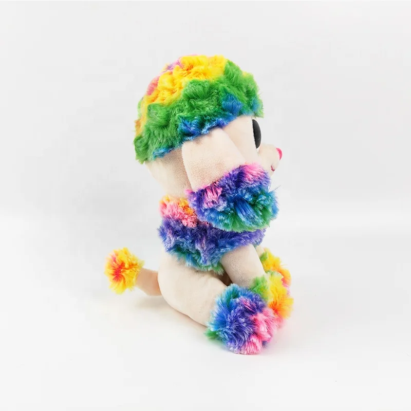 Big eyes plush dog doll for kids super soft cute poodle plush toys