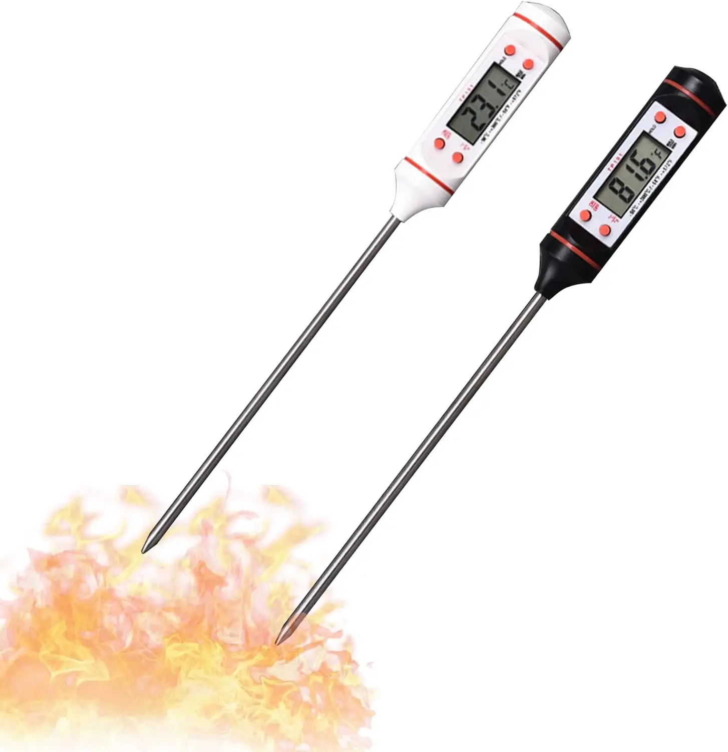 Instant  Digital Food Meat Thermometer Ideal for Culinary & BBQ Purposes, Designed for Outdoor Grilling