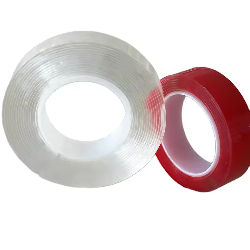 Heat Resistant Double Sided Acrylic removable reusable Clear Mounting Glue Foam Tape for Masking Adhesion PTFE Material