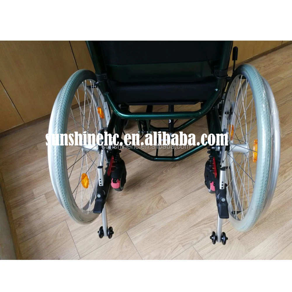 Popular Lightweight Durable Aluminum Frame Folding Tilt Wheelchair For Disabled Adult In Space Wheelchair WH929