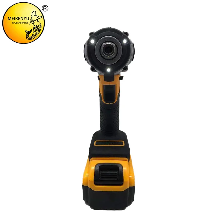 MRY Handheld High Torque Impact Wrench Cordless Brushless Power Wrench Electric Battery Electric Wrench
