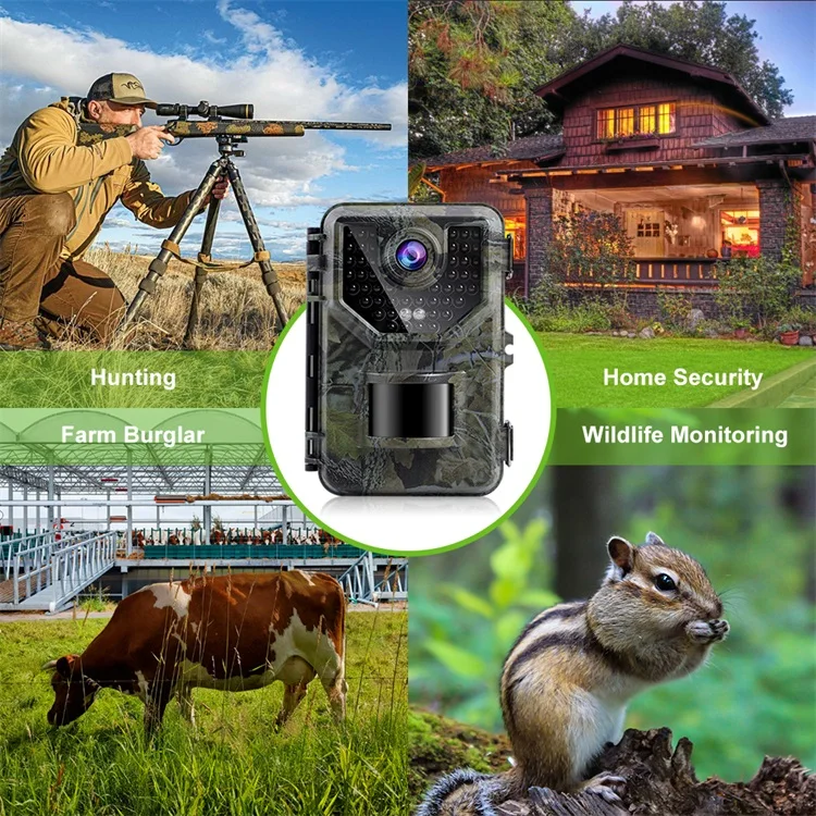 K&F Concept cellular night vision outdoor hunting trail camera mini sd cards infrared single point aa battery