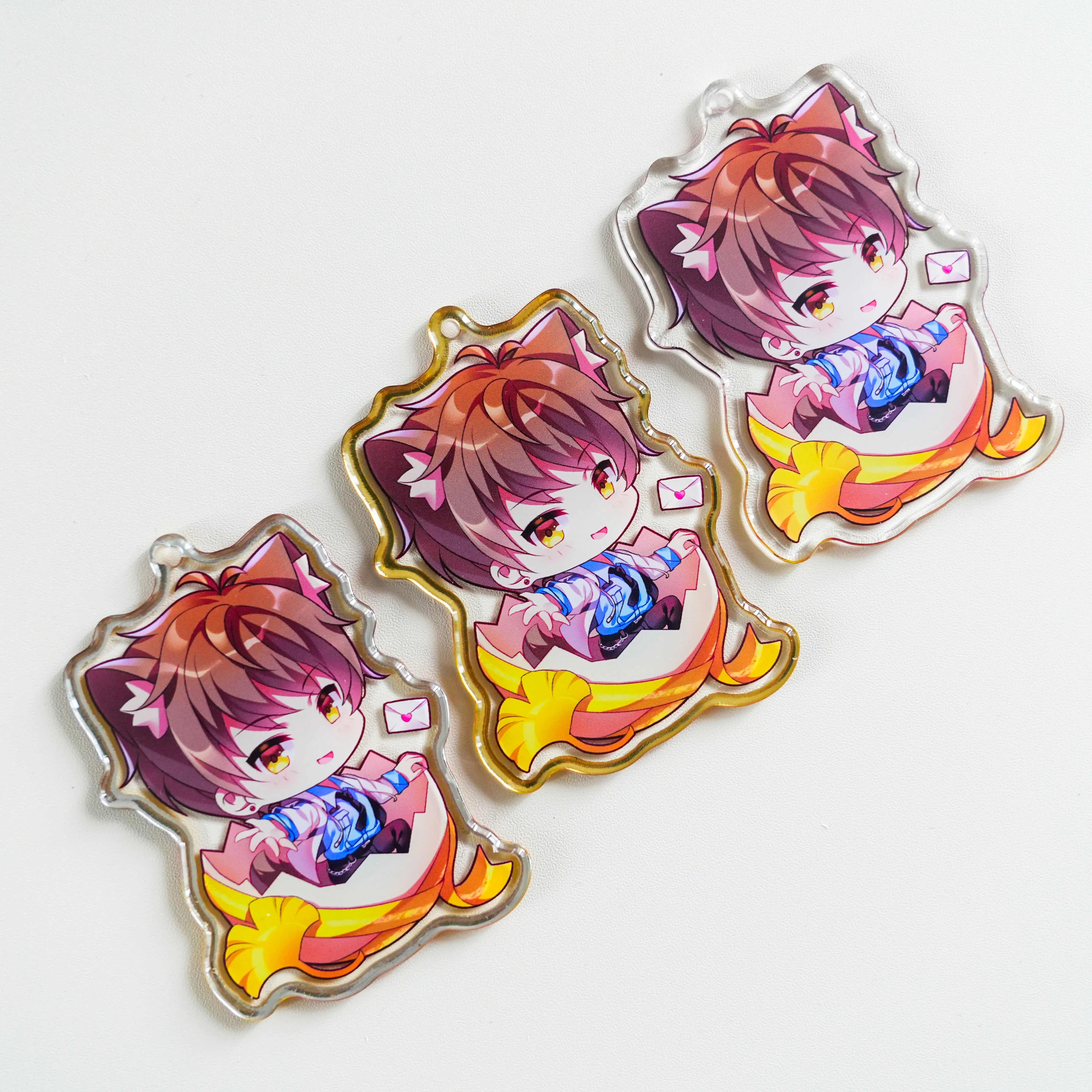 Лучшие продажи персонализированные Оптовые Пользовательские эпоксидные золотые блестки Горячего Тиснения пластиковые акриловые брелки