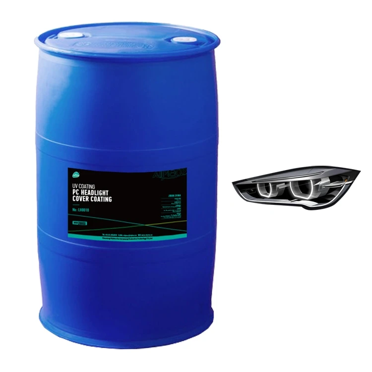 Быстроотверждаемый скоростной защитный лак для покрытия автомобильной фары