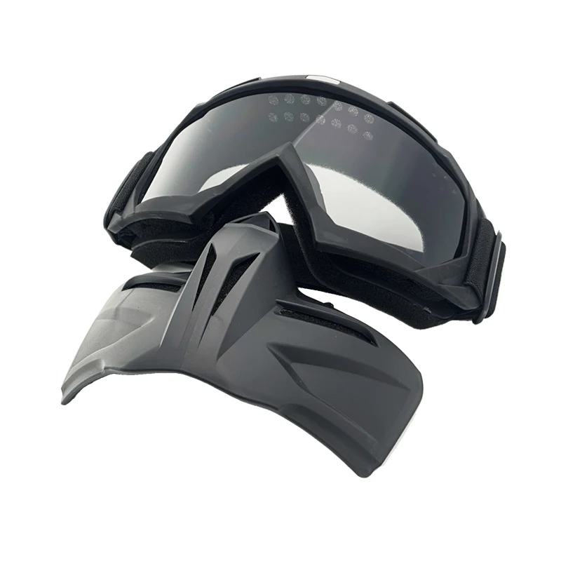 Custom Anti-Fog Motocross Glasses UV400 Facial protective cover TPU Frame Anti-Reflective Lenses