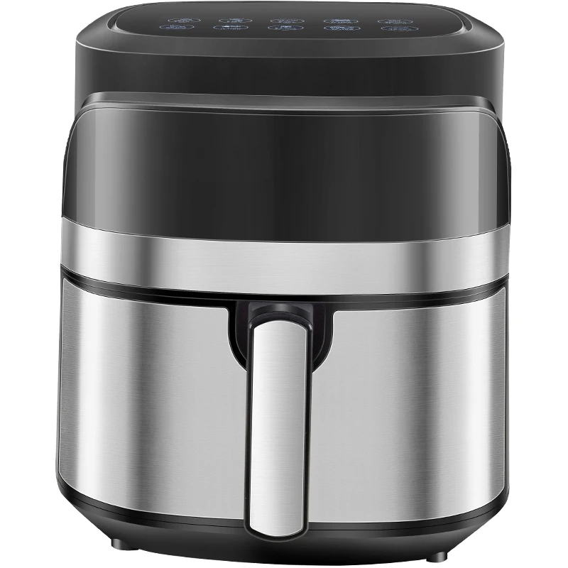 High Quality 5.5L Air Fryer Oven Digital Touch Screen Smoke-free Air Fryer Oven Healthy Oil-Free 60 Minute Timer & Auto Shutoff