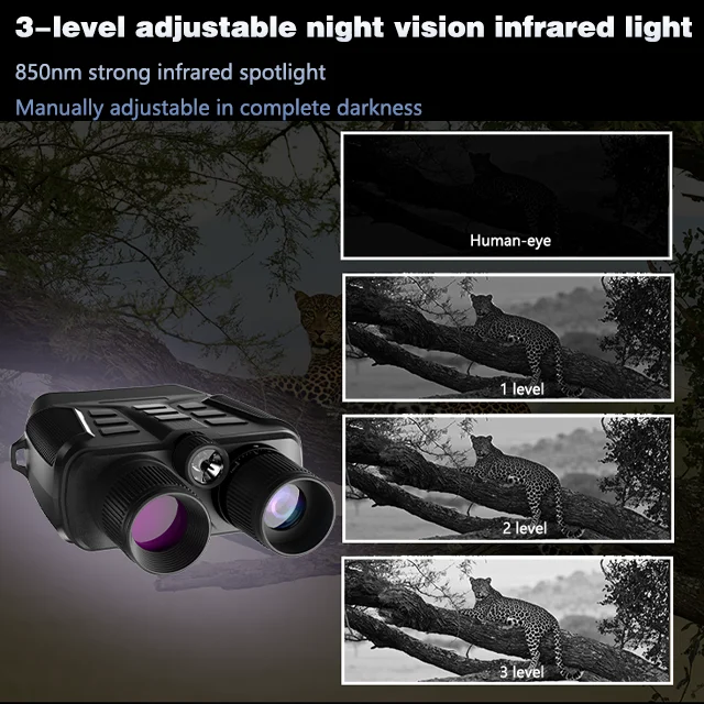 Popular 4K digital Camera Recorder Waterproof Infrared Illuminator Hunting and Camping Night Vision Binoculars
