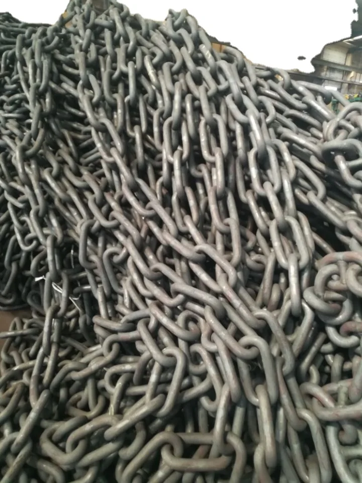 Painted Black Marine Stud Anchor Chain