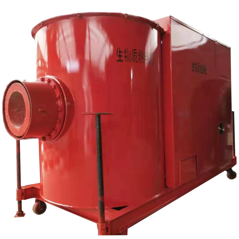Smoke-free and energy-saving wood chips biomass pellets burner for food drying equipment