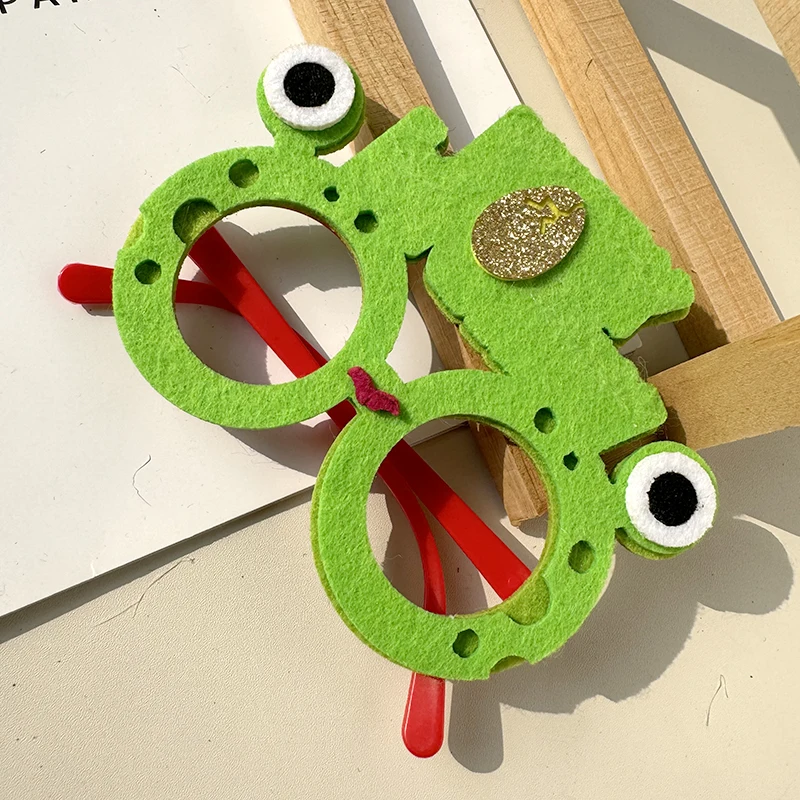 Easter Bunny Felt Easter Glasses Hatching Easter Bunny Eye glasses Frame For Kids Decorations Party Supplies Glasses
