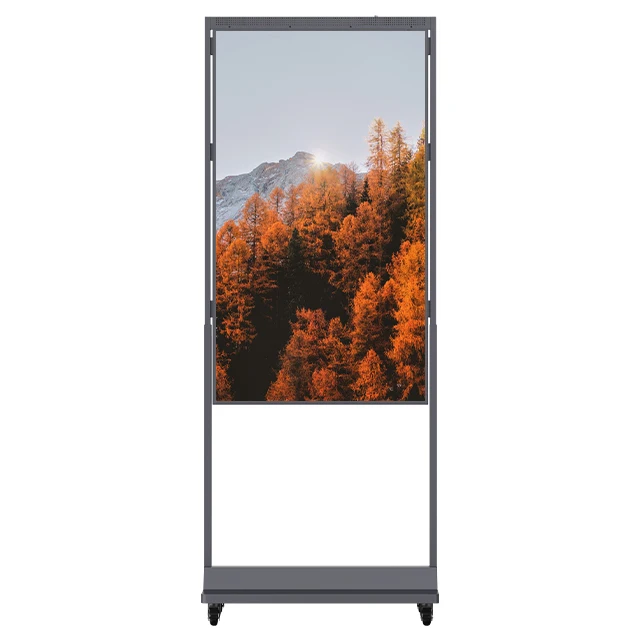 Retail Store Window Display Lcd Floor Stand Digital Signage And Displays 55 Inch Window Digital Screen Display
