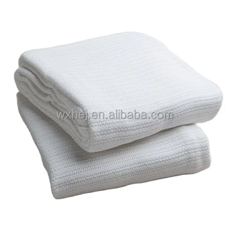Manufacturers Of soft touch 100% cotton thermal hospital blankets