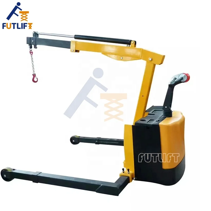 1.5 Tonne Electrical Crane Cargo Lifting Miniature Floor Crane