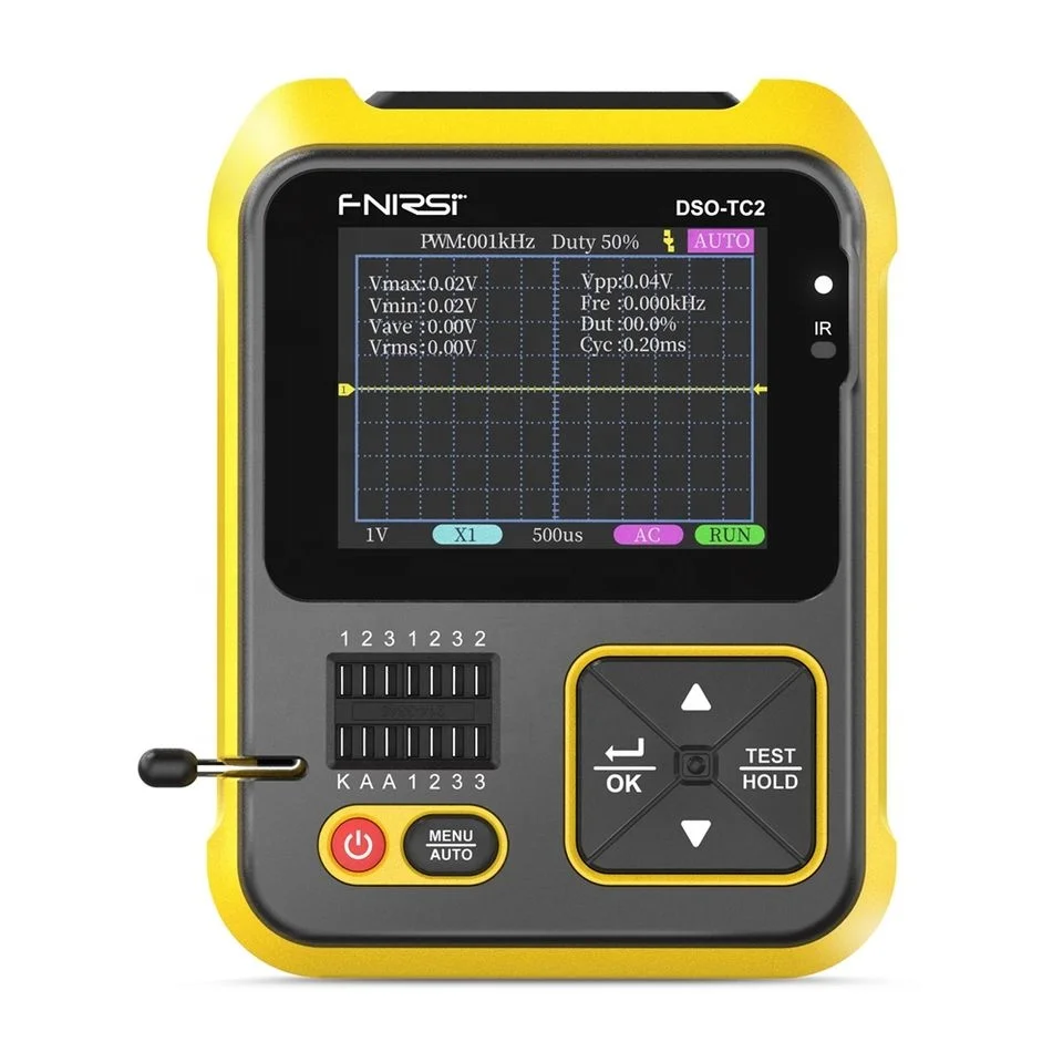 LCR Table 2-in-1 DSO-TC2 Portable electronic DIY inspection Measurement teaching FNIRSI handheld digital oscilloscope