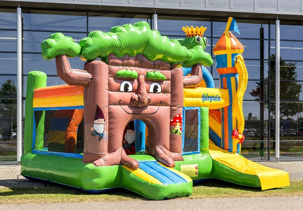 High quality China fairytale combo jumper,inflatable bouncy castle with slide,jumping castle slide with factory price