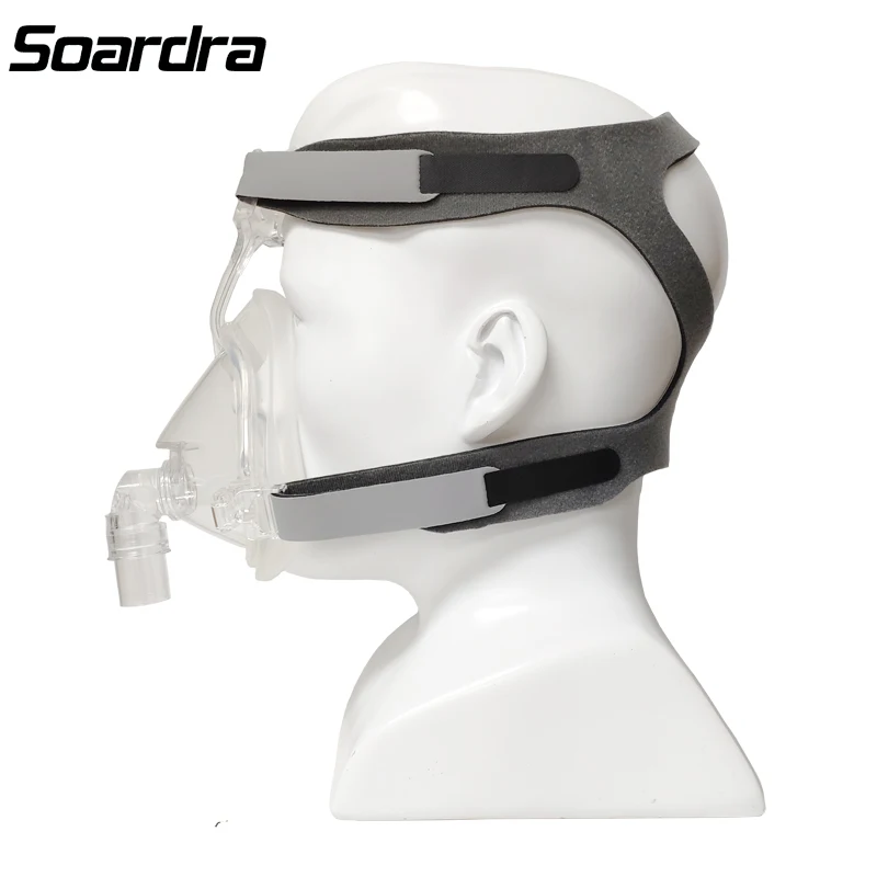
FA-05B High-Quality Silicone CPAP full face shield for auto BIPAP BMC Resmed Respironics COPD breathing machine 