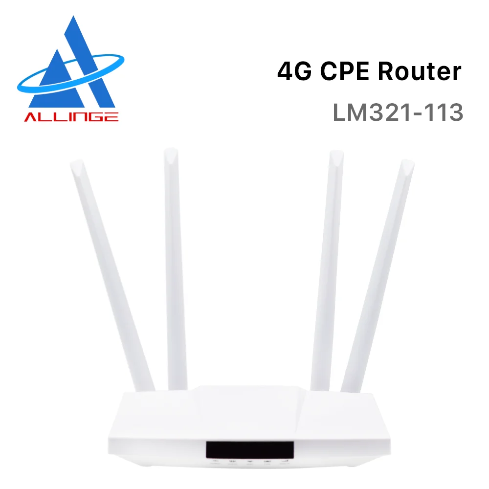 ALLINGE LG2276 разблокированный маршрутизатор Wi-Fi с 2 внешними антеннами LM321-113 LTE 4G