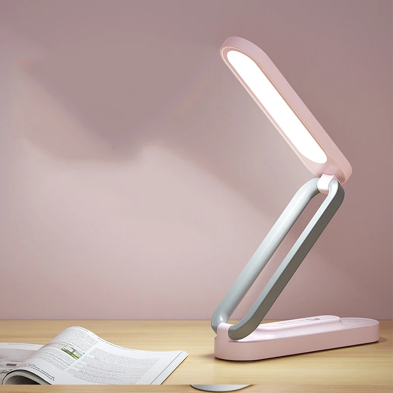 Eye care Led Table Lamp With Usb Port Dimming Led Desk Lamp Multi-functional Folding Led Table Lamp