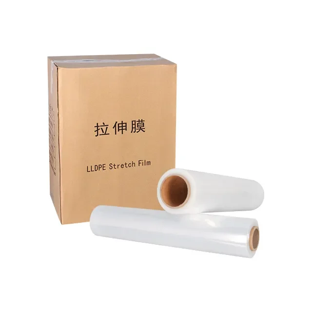 OEM custom pallet packing wrap plastic lldpe wrapping pe film stretch roll