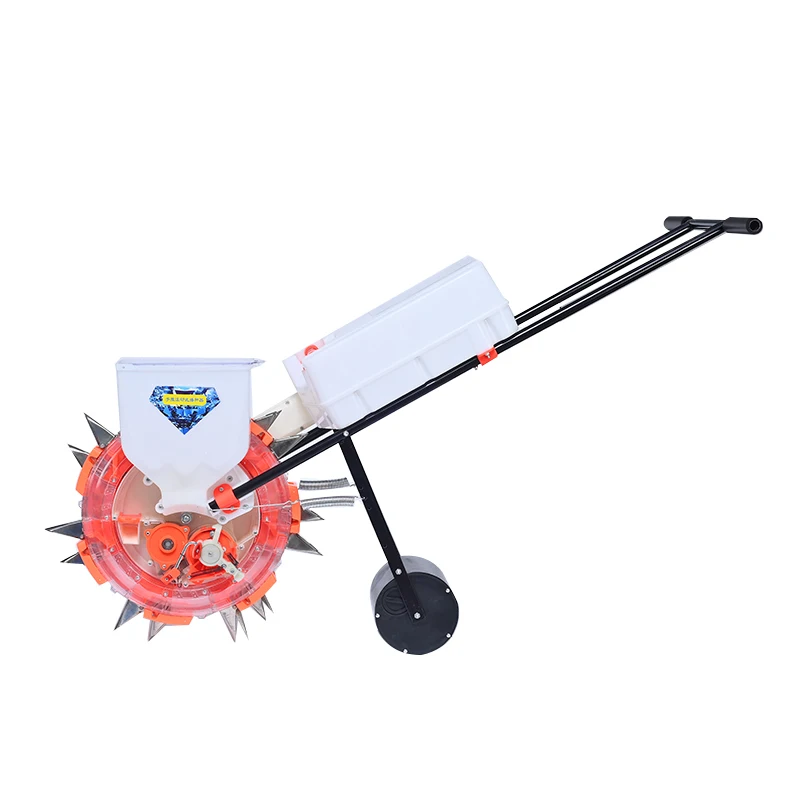 Hand Push Groundnut Manual Precision Lawn Seed Planting Seeder