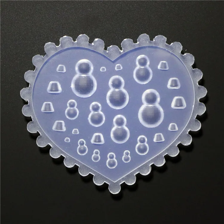 Y4550 High Quality Mini Cartoon Ghost Bat Silicone Nail Art Mold