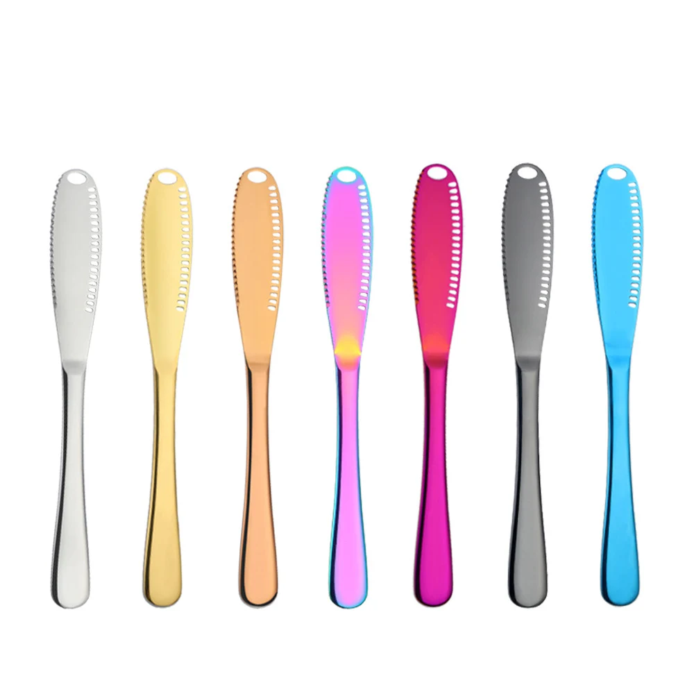 Hot sale 410 stainless steel butter knife for butter jam spreader