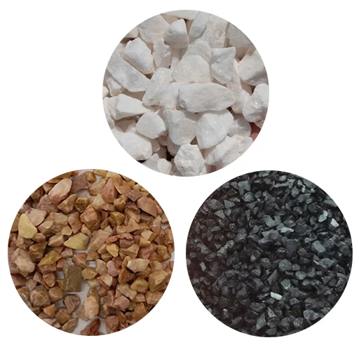 natural colorful gravels irregular washed stone waterstone terrazzo garden decorative stone for park road landscaping
