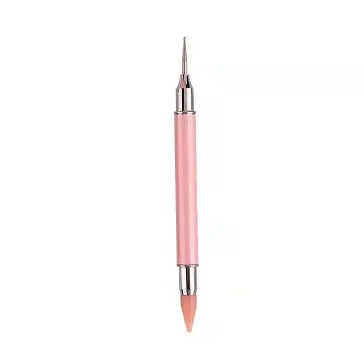 Custom Rhinestone Picker Pen Double Sided Replacement Wax Tip Stainless Steel Nail Dotting Tools