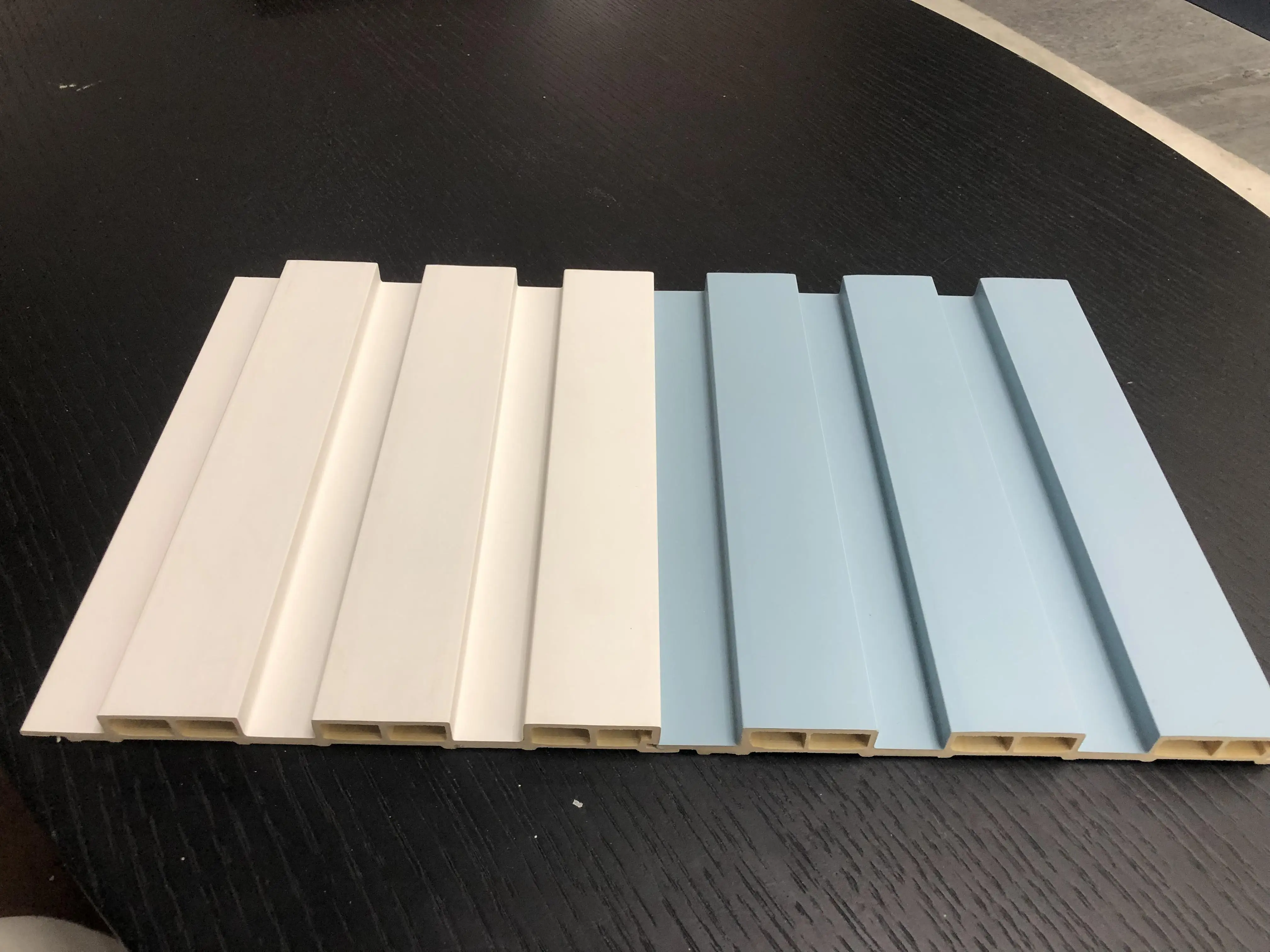 Factory Price Interior Decoration Bamboo Fiber Integrated 3D Panel De Pared PVC Coated Fluted Slat Para Paredes Ceiling Panel
