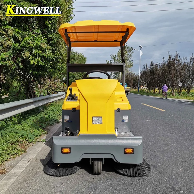 KW-1400C Excellent Quality Electric Floor Sweeper China Road Sweeper