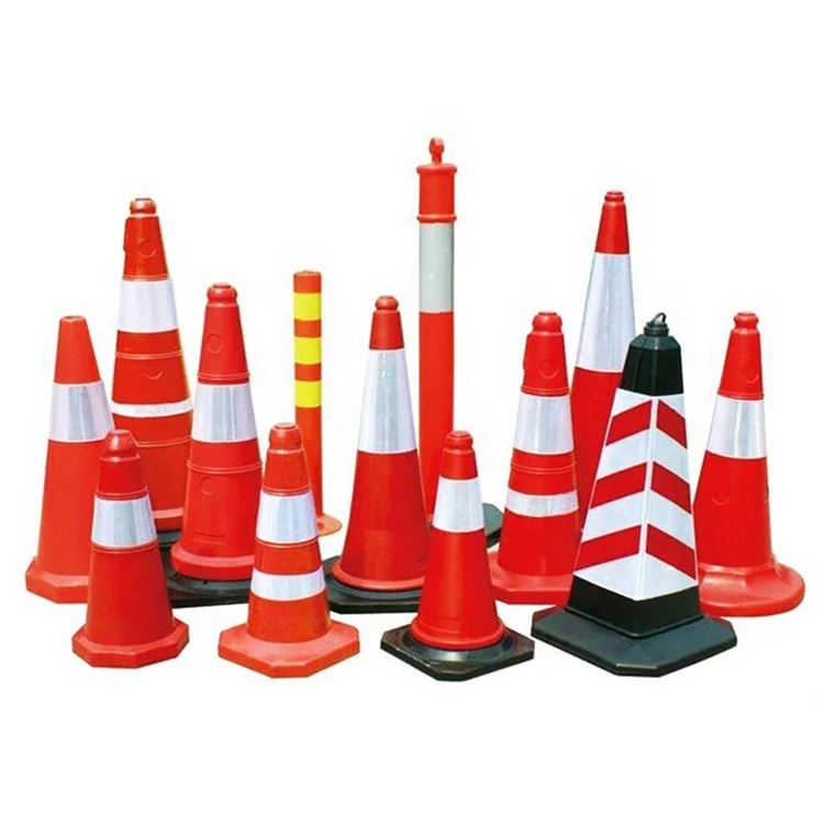 90cm 35 inches  height high visibility reflective PVC traffic road safety  cone safety equipment