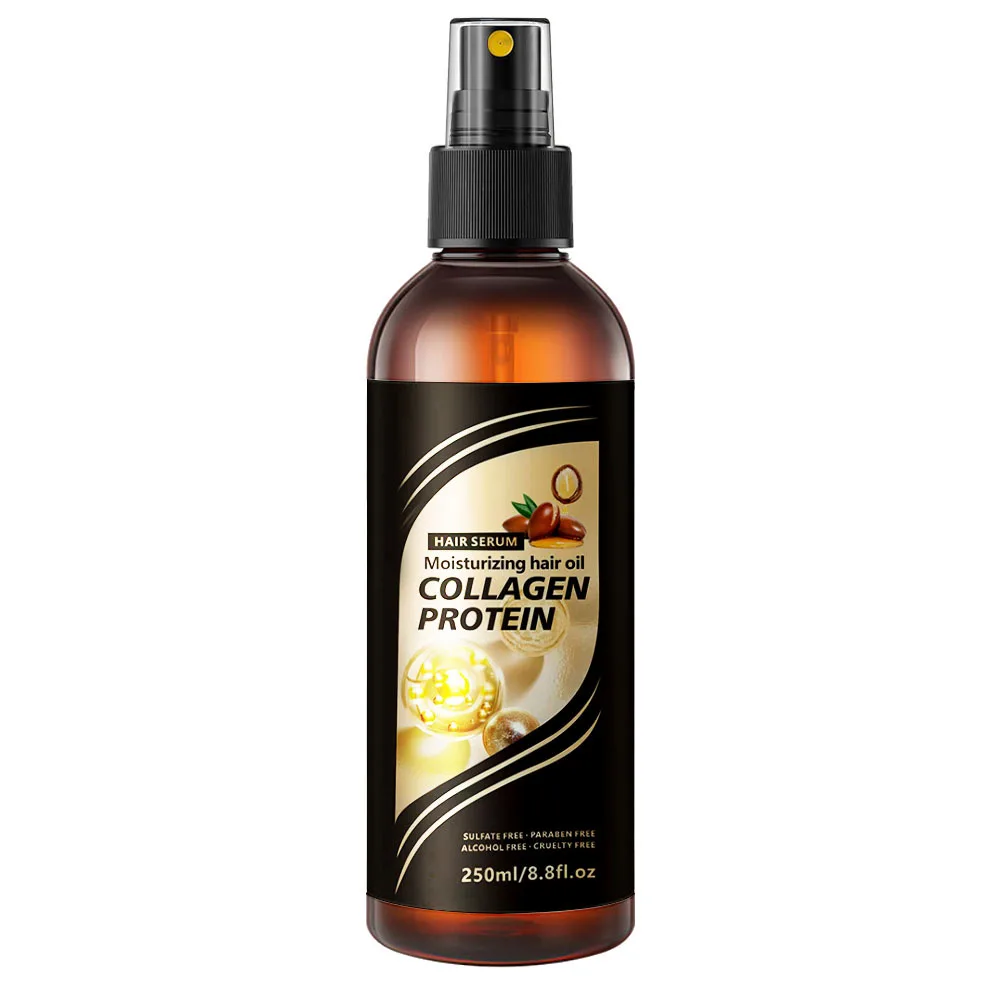HPGL Hair Care Spray Keratin Smoothing Hair Essential Oil Spray Argan Oil for Dry and Irritated Hair Leave Spray 150ml