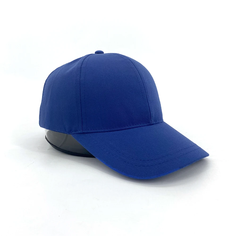 Factory wholesale cheap promotion structured hats 6 pieces oem sublimation customized sports polyester blank baseball caps