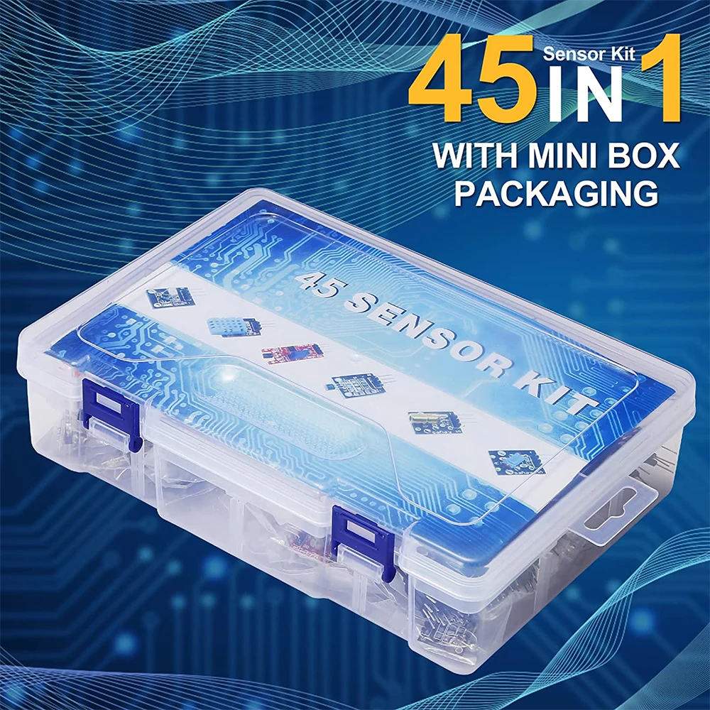 Selling Sensor Modules for Arduino Starter Kit , 45 in 1 Starter Kits for Arduino IDE for UNO R3 MEGA Nano