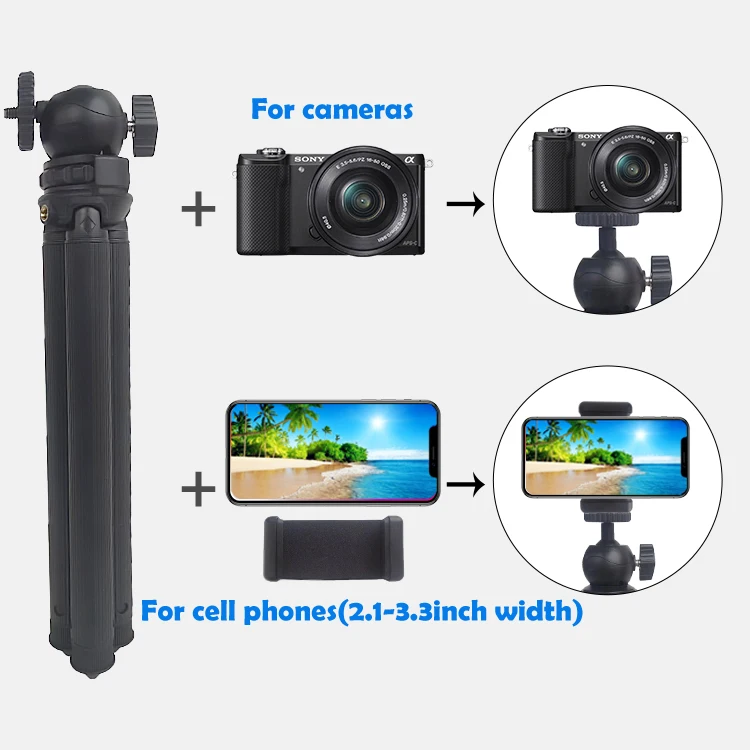 New Mini Portable Phone Tripod Stand Camera Camcorder Projector Tripod For Live Stream