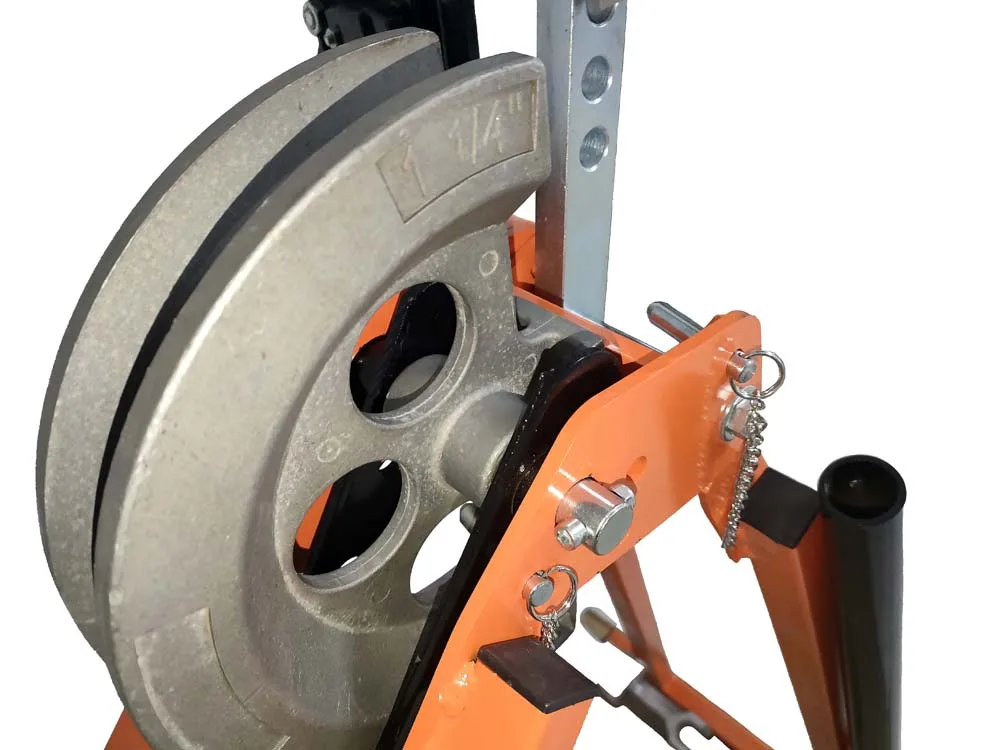 Электрический ПГ металлический трубогиб с тиском для гибкой трубы