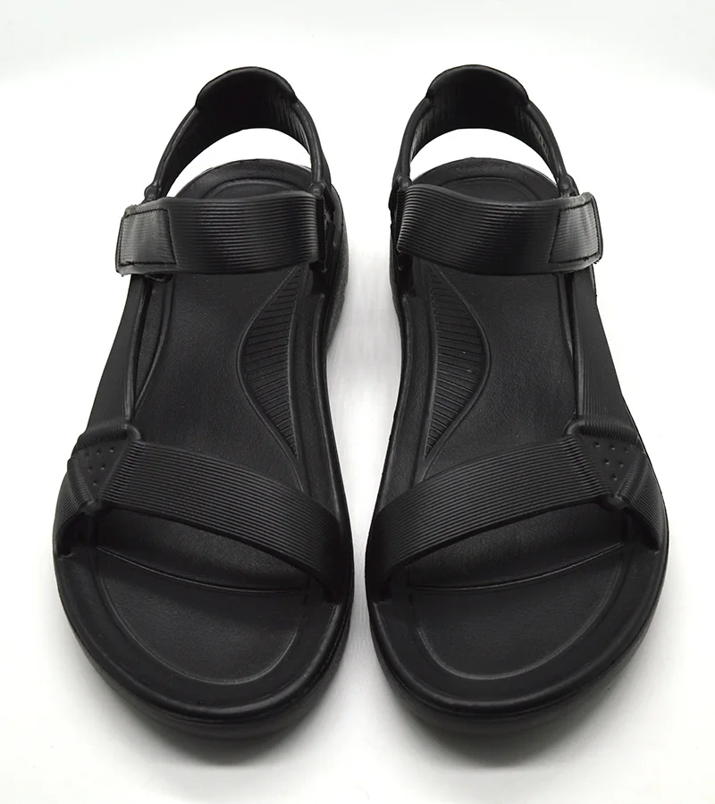 Custom Fashion Beach Buckle Two Straps Men eva Sandals slipper