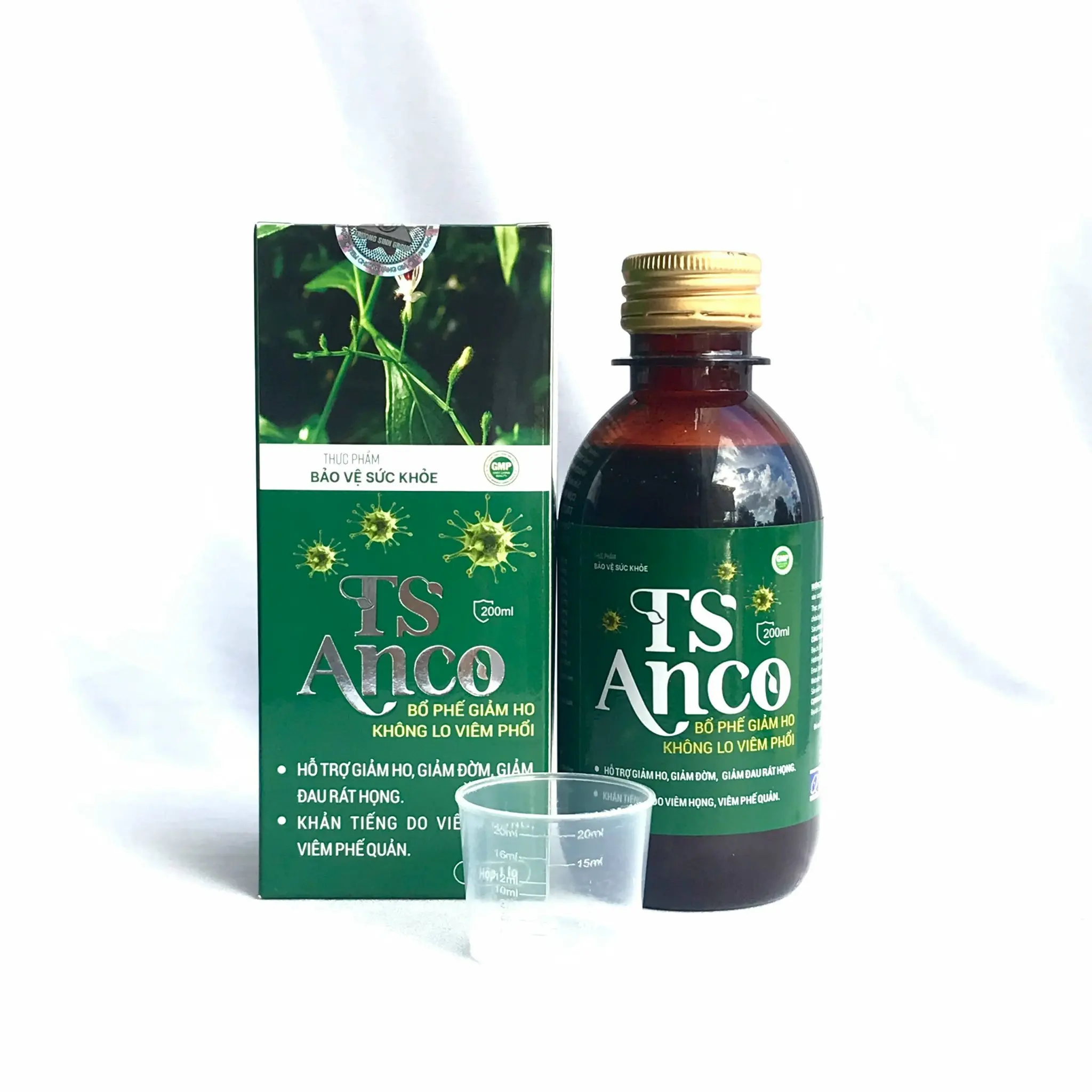 TS Anco Health Supplements Oral Liquid Healthcare Product made from herbs from Vietnam reduce cough