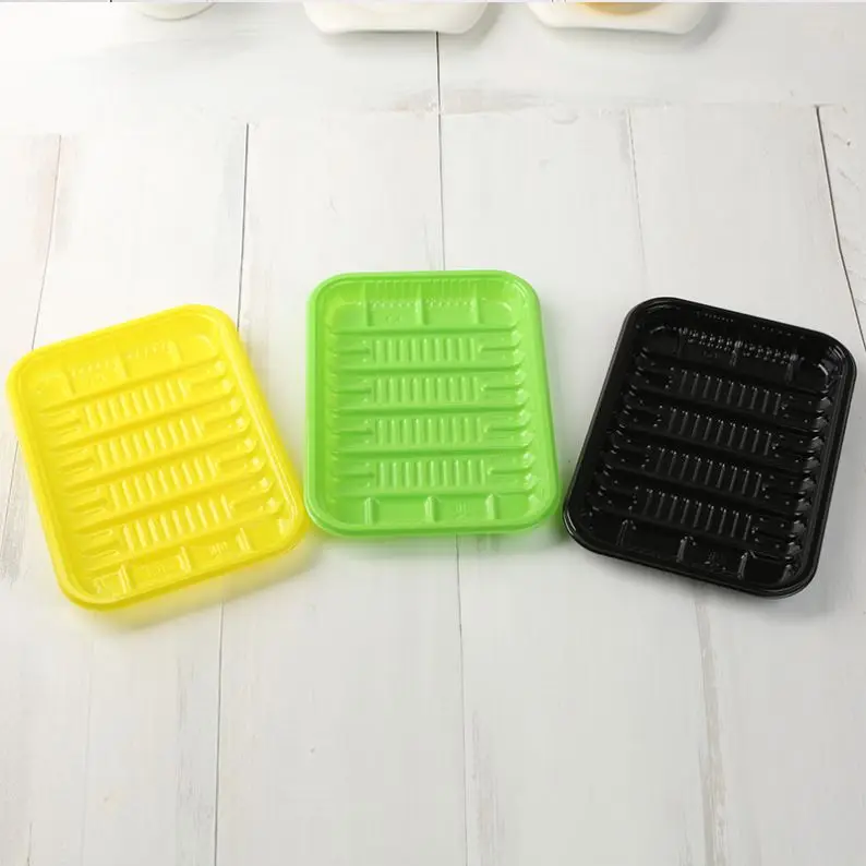 Supermarket PET Clear Chicken Trays/ Plastic Blister Packaging