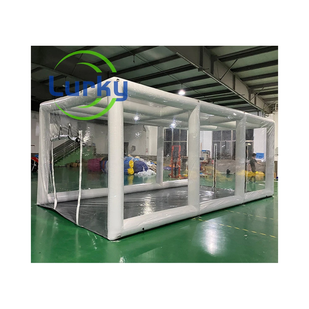 Outdoor Portable PVC Inflatable Car Garage Tent Durable Inflatable mobile garage Rainproof Sun proof Dust Proof tent For Sale
