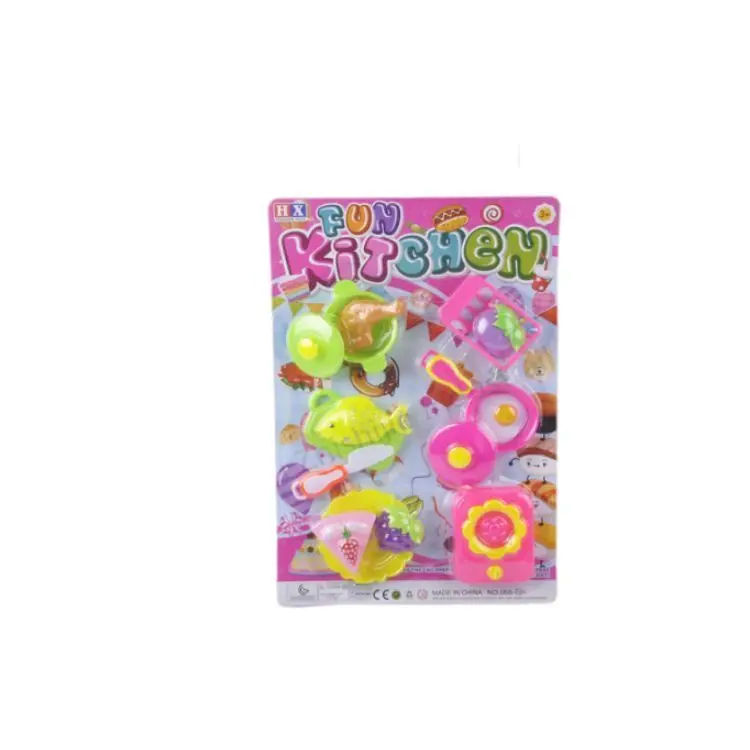 6 шт./набор, детские пластиковые игрушки для кухни