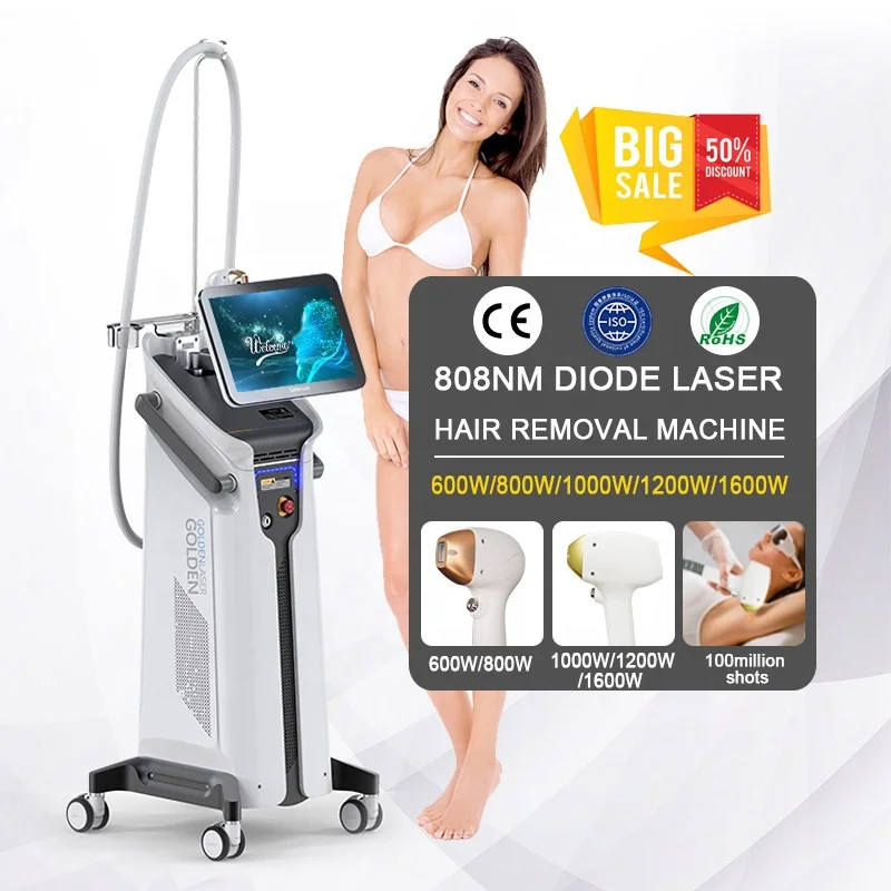 High Power 600W Diode Laser machines hair removal alexandrite laser