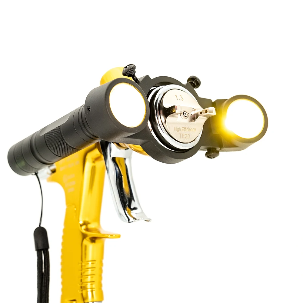 High quality Portable spray paint gun LED light Color correction lighting tool paint gun lights accessories