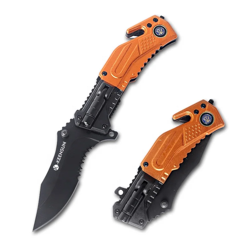 survival folding combat Outdoor camping edc tool pocket  440 stainless steel blade knife