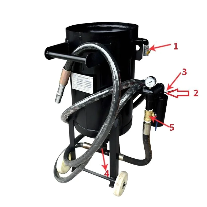 Dry Sandblasting Machine Glass Bead Sand Blasting Machine Wet Dry Sand Blasting Machine Price Air Pressure Sandblaster