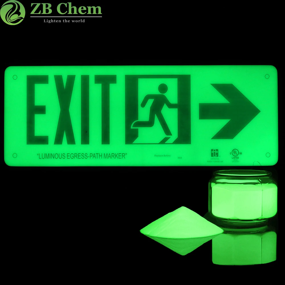 Red  Hot Stamping Glow In The Dark Pigment Manufacturer