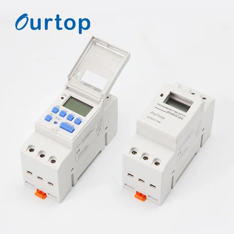Программируемый DC 24V AC110-220V Weekly 24h ЖК-цифровой таймер