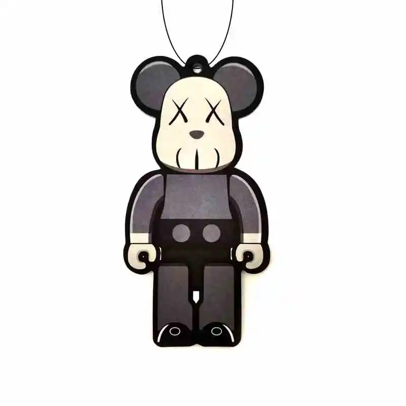 Eco-friendly Wholesale cartoon air car perfume bear pilot style car air freshener