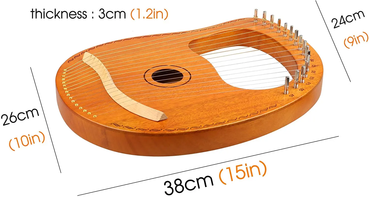 Lyre Harp 16 Metal Strings Classic Lyre Harp 16 string lyre